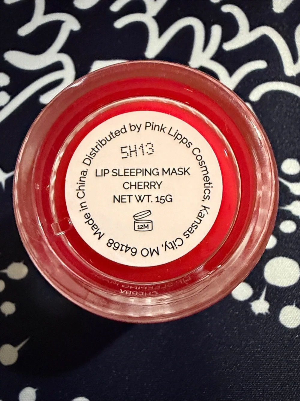 Pinklipps Lip Sleeping Mask — Cherry Hydrating Overnight Treatment